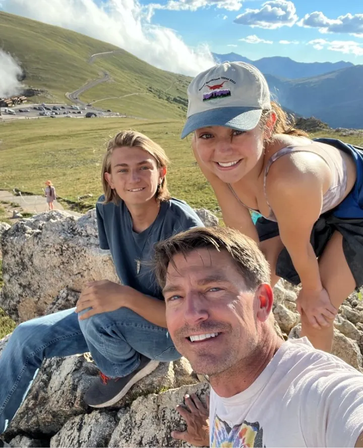 Ron Tupa with his family in Rocky Mountain National Park.